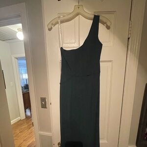David's Bridal Bridesmaid Dress NWT Size 4-Juniper Color